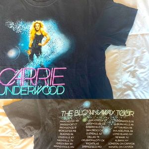 Vtg Carrie Underwood Blown Away Tour Concert Tee